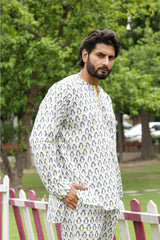 Penguin Print Mulmul Night Suit