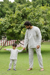 Penguin Print Mulmul Night Suit