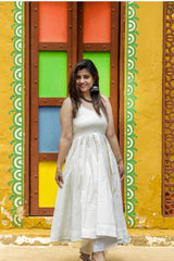 Ivory Anarkali Co-ord Set