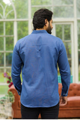 Blue Cotton Shirt
