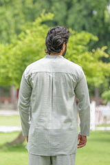 Grey Linen Co-ord Set