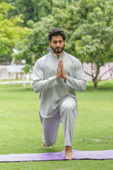 Grey Linen Co-ord Set