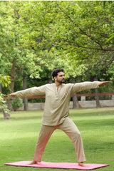 Men’s Olive Green Linen Co-ord Set