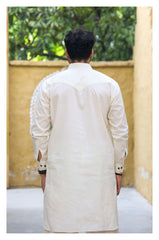 Ihbrus Men's Muslin Fabric Pathani Suit - Timeless Elegance and Comfort
