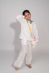 White Linen Co-Ord Set