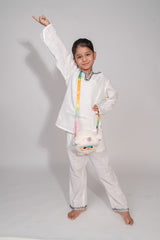 White Linen Co-Ord Set