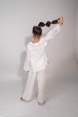 White Linen Co-Ord Set