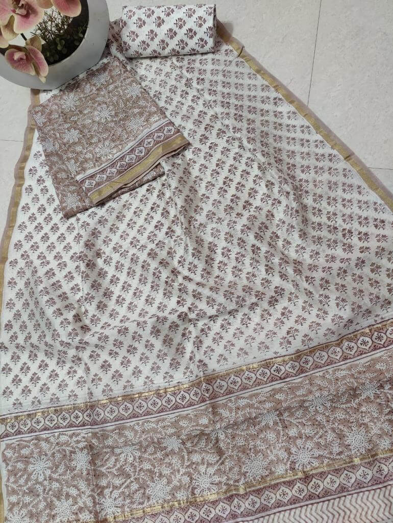Chanderi Silk Suit